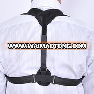 Adjustable upper back posture corrector therapy back support